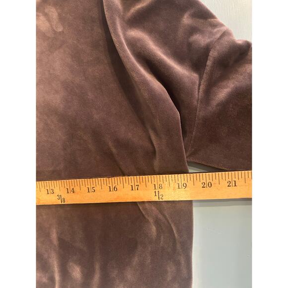Offline by aerie Velour Hoodie Comfort Loungewear Size Small Slate Gray - Picture 5 of 6